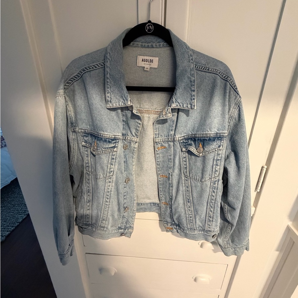 AGOLDE Charli Women's Light Blue Denim Jacket